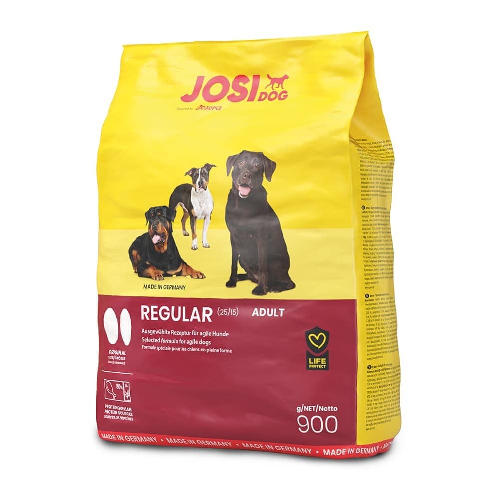 Josera JosiDog Regular sausā suņu barība pieaugušiem suņiem ar vidēju aktivitāti 900 g